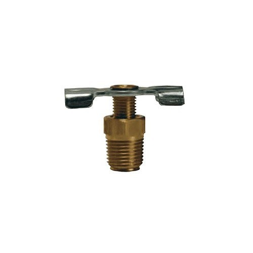 Dixon® D04 External Drain Cock, 1/4 in Nominal, Male Npt, Brass Body, Domestic