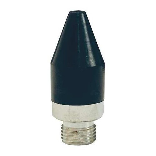 Dixon® D201RT Non-Safety Tip, Nickel Plated, For Use With: Blow Gun, Specifications: 1/8in MNPT Connection, Brass Body, Rubber Tip