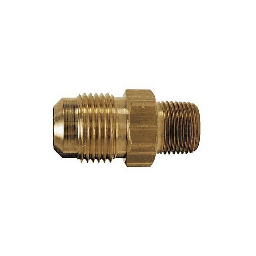 Dixon® D48F-6-4 Connector, 5/8-18 x 1/4 in Nominal, SAE 45 deg Flare x Male, Brass