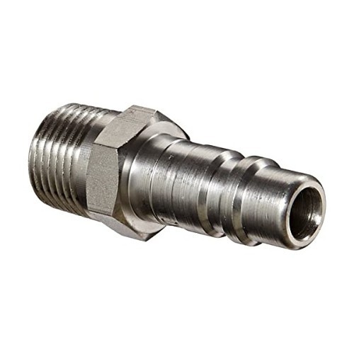 Dixon® D4M4-S Pipe Plug, Plug Fitting/Connector, 1/2 in Nominal, Stainless Steel