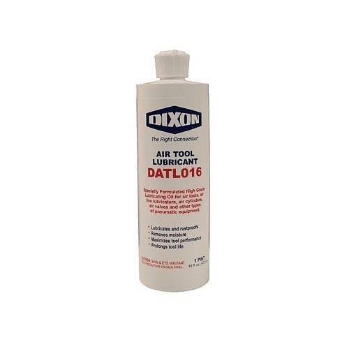 Dixon® DATL016 Air Tool Lubricant, 1 pt Container, Bottle Container, Liquid Form, Yellow