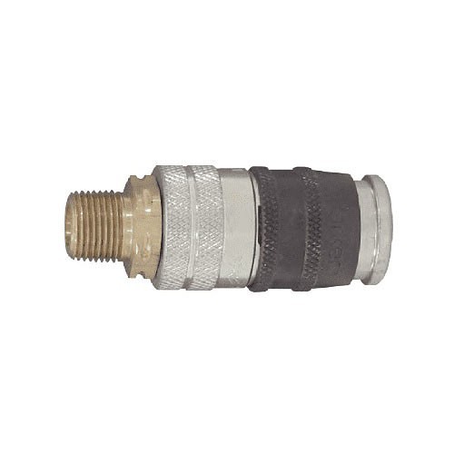 Dixon® DC25SE Industrial Interchange Coupler, 3/8 in Nominal, Male Npt, Steel, Domestic