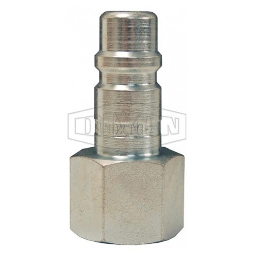 Dixon® DCP2021 Pneumatic Coupling, Pneumatic Coupling, 1/4 x 1/8 in Nominal, Plug x FNPT, Steel