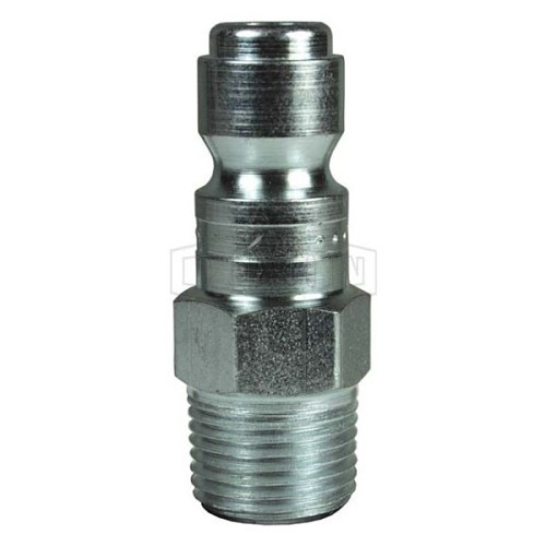 Dixon® DCP25 Air Chief Lincoln Interchange Plug, Quick Connect, 3/8 x 3/8 in Nominal, MNPT, Steel