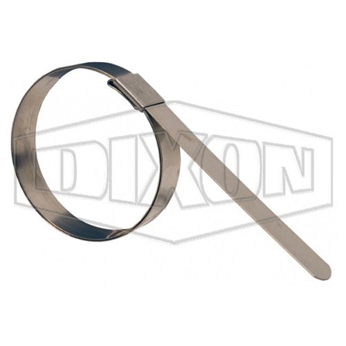 Dixon® F24 Center Punch Band Clamp, 6 in Inside Dia, 0.031 in Thickness, Galvanized Steel