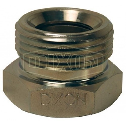 Dixon® Boss™ GJ55 Hose End Fitting, Ground Joint Air Hammer Female Spud, 1-31/64-8 x 3/4 in Nominal, MNPT x FNPT, Steel