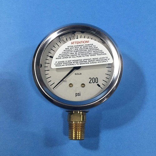 Dixon® GLS-420 0-200 Liquid Filled Gauge