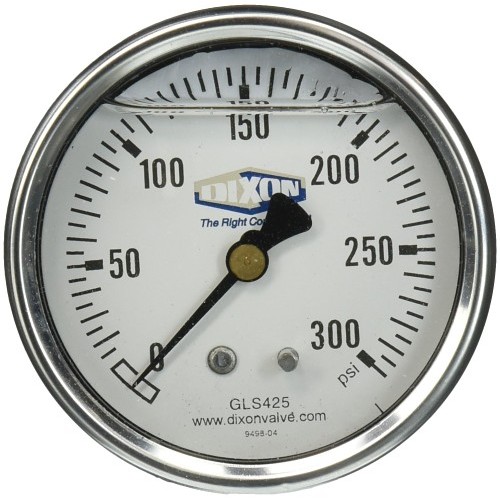 Dixon® Gls-425 0-300 Liquid Filled Gauge