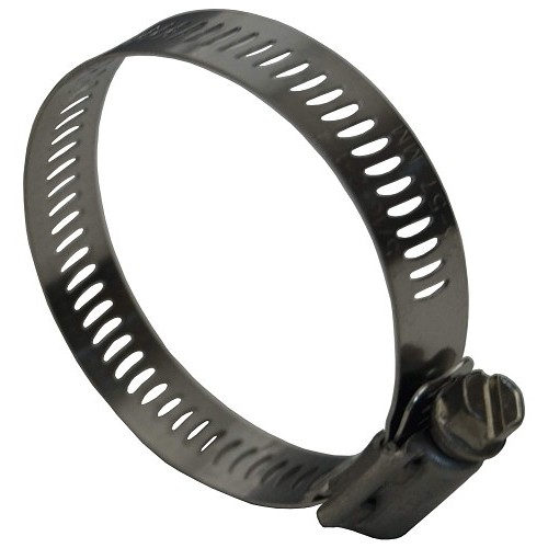 Dixon® HSS128 Hose Clamp, 5-5/8 to 8-1/2 in Outside Dia, 9/16 in Thickness, Stainless Steel