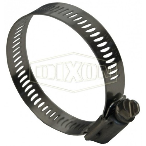 Dixon® HSS236 Worm Gear Clamp, Clamping Range: 12-24/64 to 15-16/64 in, Stainless Steel Bolt