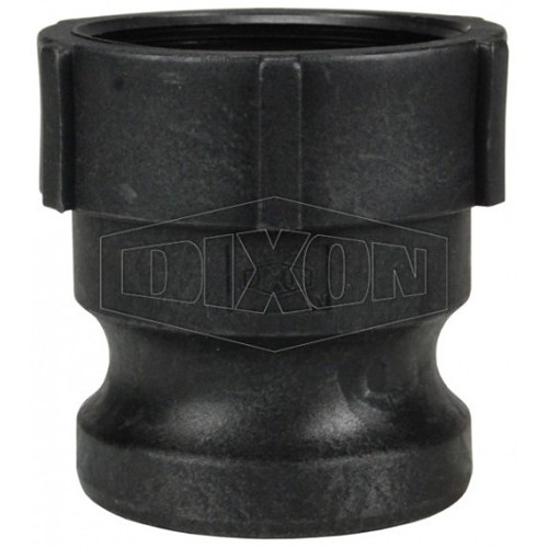 Dixon® PPA200 Cam & Groove Fitting, Adapter, 2 in Nominal, Type A x FNPT, Glass-Filled Polypropylene