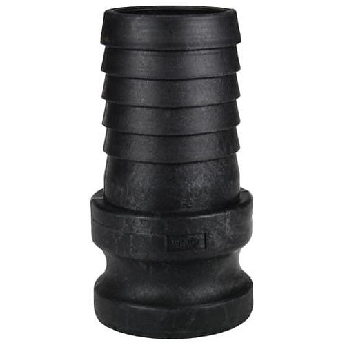 Dixon® PPE200 Cam & Groove Fitting, Adapter, 2 in Nominal, Cam and Groove x Male Hose Barb, Polypropylene
