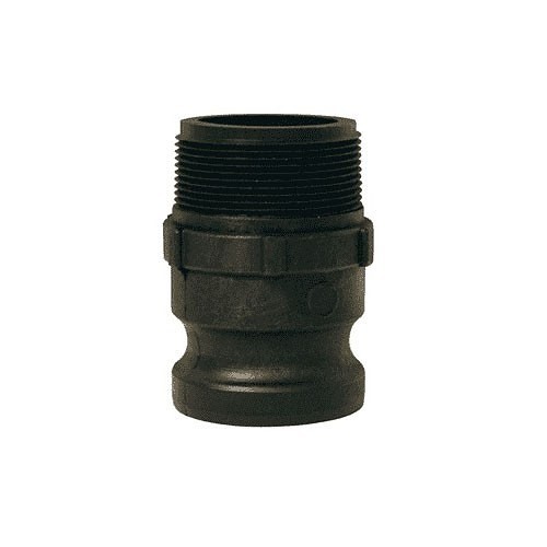 Dixon® PPF100 Cam & Groove Adapter, Type F, Adapter, 1 in Nominal, Male Adapter x MNPT, Polypropylene
