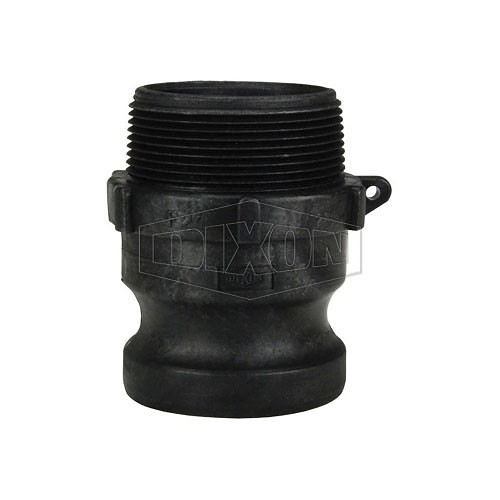 Dixon® PPF200 Cam & Groove Adapter, Type F, Adapter, 2 in Nominal, Male Adapter x MNPT, Polypropylene