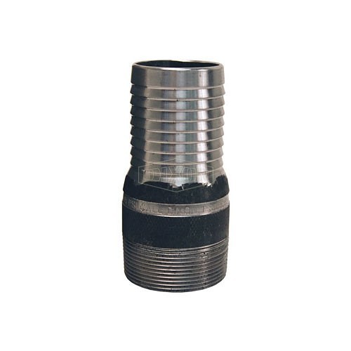 Dixon® ST25 King Combination Nipple, No Knurl, 2 in Nominal, MNPT, Steel, Unplated, Domestic