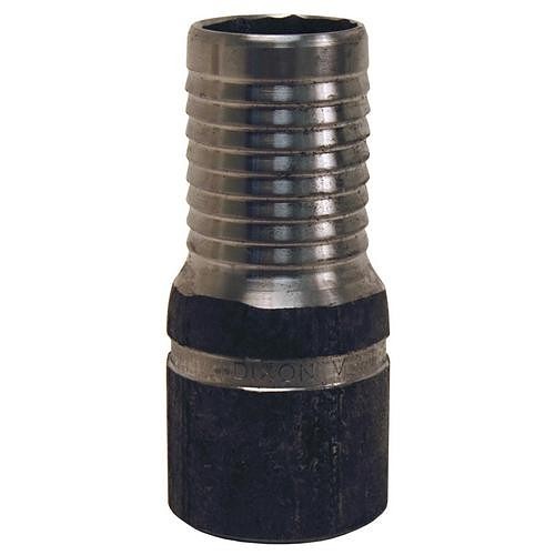 Dixon® STB1 King Combination Nipple, No Knurl, 1/2 in Nominal, Beveled, Steel, Unplated, Domestic