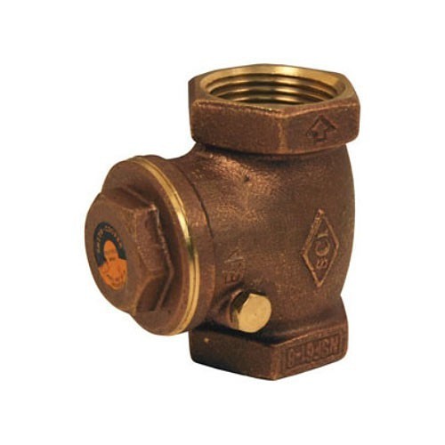 Dixon® SWCV100 Swing Check Valve, 1 in Nominal, FNPT, Brass Body