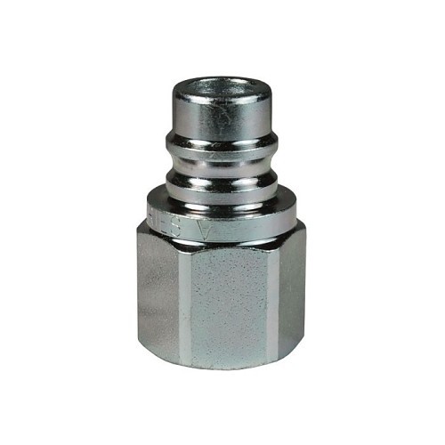 Dixon Valve & Coupling V16F16-E Unvalved Female Hydraulic Plug, 2 in Nominal, FNPTF, Steel