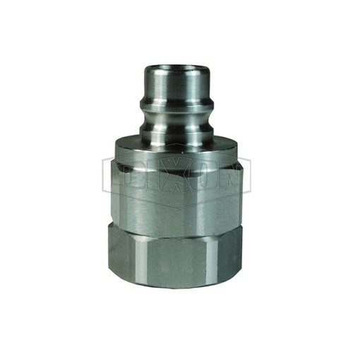 Dixon® V2F2 Interchange Unvalved Plug, 1/4 in Nominal, 316 Stainless Steel