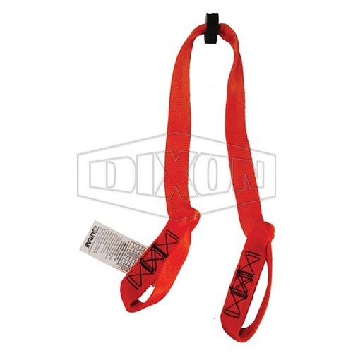 Dixon® WBN130 Pipe, Tube & Hose Miscellaneous Accessories, Safety Restraints, For Use With: For Pneumatic, hydraulic and water hoses, Nylon Strap, Rubber Grommets, Red