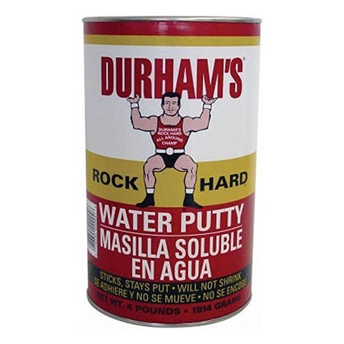 Donald Durham Company 4-LB Rock Hard Water Putty, 4 lb, Can, Solid, Cream