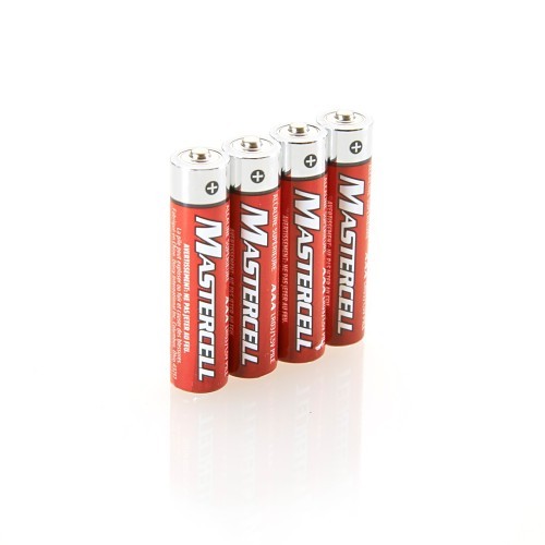 Dorcy Mastercell 41-1624 Alkaline Battery, Alkaline Chemical System, 1.5 V Nominal Voltage, AAA Battery