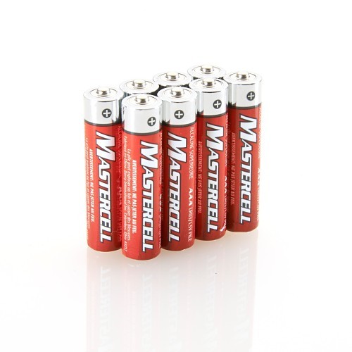 Dorcy Mastercell 41-1638 Alkaline Battery, Alkaline Chemical System, 1.5 V Nominal Voltage, AAA Battery