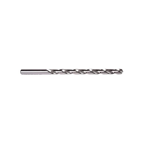 Dormer Precision 059642 Extra Length Drill, 21/32 in Dia, 12 in Overall Length, High Speed Steel, Bright