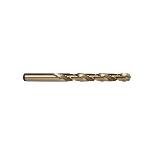 Dormer Precision 5998298 Jobber Length Drill, 17/32 in Dia, 6-5/8 in Overall Length, High Speed Cobalt Steel, Bronze Plated