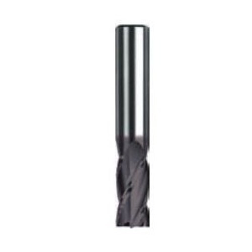 Dormer 7648752 S234 Type N Medium Cut Length Square End Mill, 1/8 in Dia Cutter, 1/2 in Length of Cut, 4 Flutes, 1/8 in Dia Shank, 1-1/2 in OAL, AlTiN Coated
