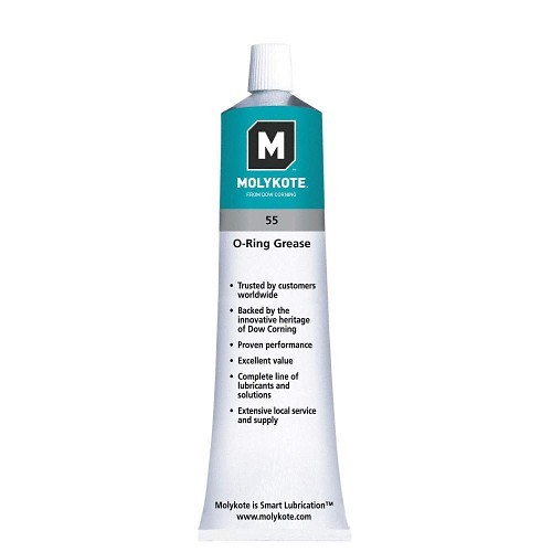 Dow Chemical Akro-Mils® DOW55 O-Ring Lubricant, 5.3 oz Container, Tube Container, Off-White