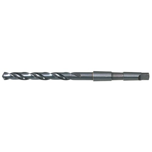 Drillco 1400A132 Taper Shank Drill Bit, 1/2 in Drill - Fraction, High Speed Steel, Yes Through Coolant
