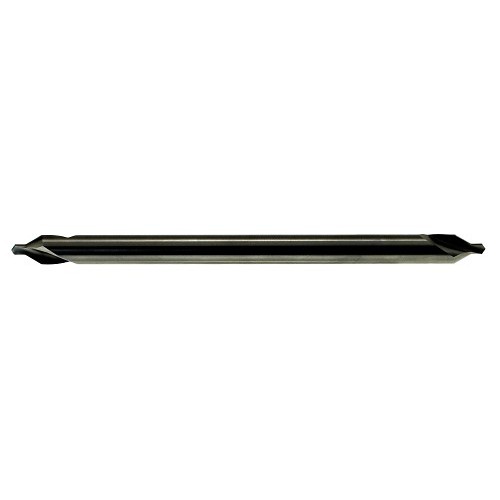 Drillco 35E007A Combined Centre Drill, #7 Drill Size - Wire, 5 in Overall Length, High Speed Steel, Bright