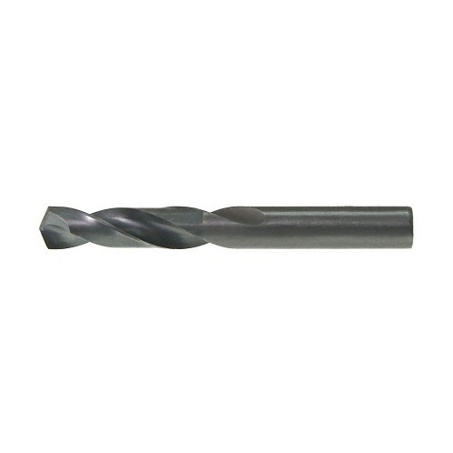 Drillco 380A030 Screw Machine Drill, #30 Drill - Wire, 0.1285 in Drill - Decimal Inch, High Speed Steel, Black Oxide, Applicable Materials: Alloy, Stainless Steel, Titanium