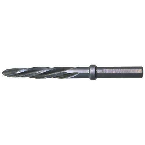 Drillco 428A144 Construction Reamer, 11/16 in Dia, 6-3/8 in Overall Length, 1/2 in Shank Dia, Spiral Flute