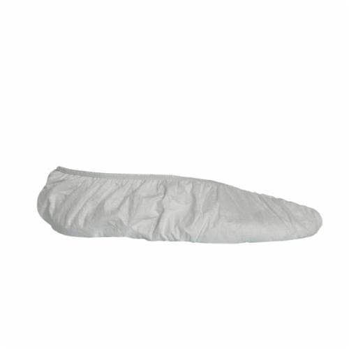 DuPont™ TY450SWH00020000 Boot Cover, ASTM D1777, D3776, D774, D5733, D5034, D257, Universal Fits Shoe, White, Elastic Closure, Tyvek® Outsole, Resists: Slip