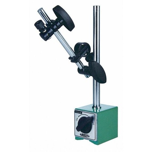 E-INSIZE USA 6201-60 Universal Magnetic Stand, 132 lb Magnetic Pull, 1-31/32 in W x 2-3/8 in D x 2-11/64 in H Base, 9-3/32 in Overall Length, 0.394 in Rod Dia