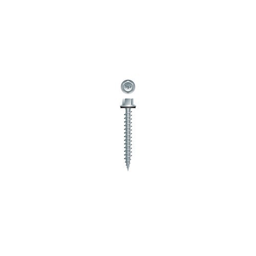 EAST COAST PGA940 Wood Screw, #9 Diameter - Thread, 2-1/2 in L, Zinc Plated