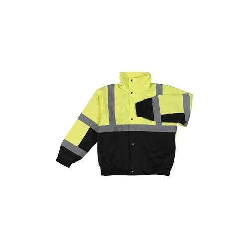 Jacket, Lime/Black, W106 Class 3, 2X-Large