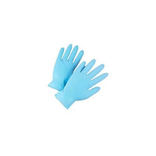 Disposable Gloves, X-Large, #10, Nitrile Foam, Blue, Powder Free, 4 mil Thickness