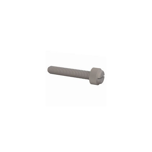 Thumb Screw, Economy Grade, Imperial, Pan, Nylon, 1/4-20 in, 1-1/2 in Overall Length