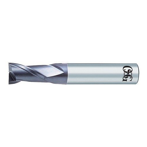 EXOCARB® 70205716 Center Cutting High Performance Single End Stub Length Square End Mill, 1/8 in Dia Cutter, 1/2 in Length of Cut, 2 Flutes, 1/8 in Dia Shank, 1-3/4 in OAL, Diamond Coated