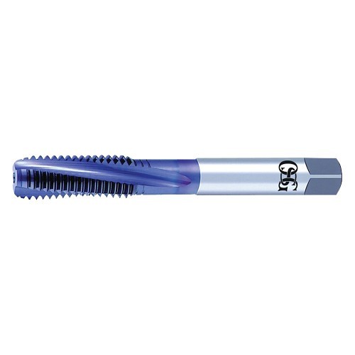 EXOTAP® 1316210508 345TI High Performance Premium Spiral Flute Tap, Right Hand Cutting, M8-1.25 Thread, D5 Thread Limit, 2.5P-3P Modified Bottoming Chamfer, 3 Flutes, V-Coated, VC-10