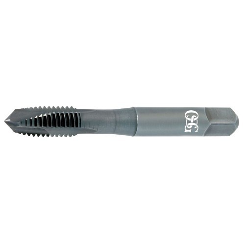 EXOTAP® VA-3® 30100601 45 deg Helix High Performance Spiral Point STI Tap, #10-24, 3 Flutes, 3.5P-4.5P Plug Chamfer, UNC Thread