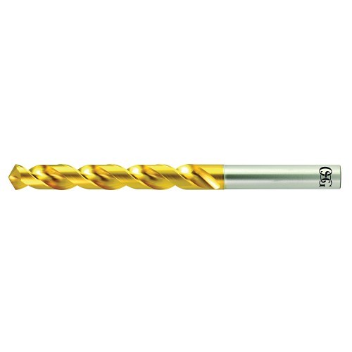 EXO® Ex-SUS-GOLD 8597237 1600 High Performance Jobber Length Drill Bit, #42 Drill - Wire, 2.38 mm Drill - Metric, 0.0935 in Drill - Decimal Inch, 130 deg Point, HSS-E, TiN Coated