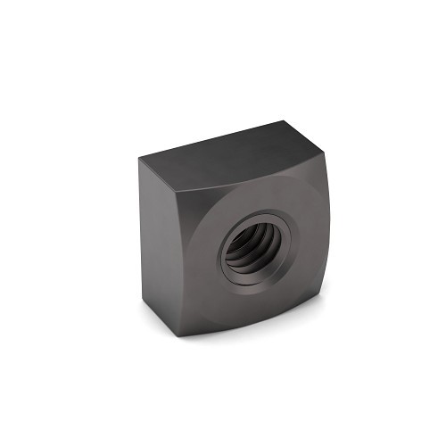 Heavy Square Nut, Imperial, 7/8 in, Plain, Material Grade: Gr 8