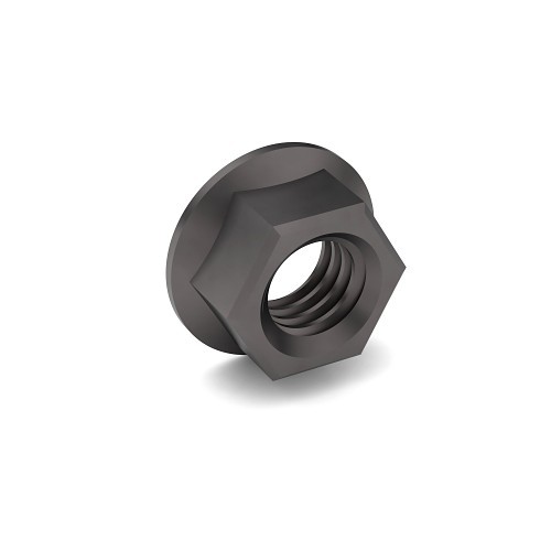 Flange Nut, SAE, 5/8-11 in, Galvanized, Material Grade: 8