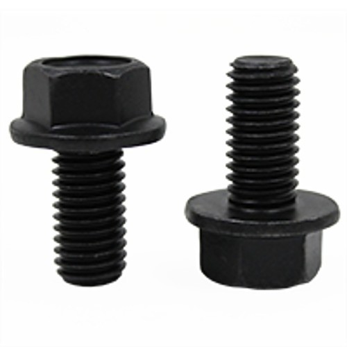 Flange Bolt, Imperial, 1/2 in-13 Diameter - Thread, 1-1/2 in Length Under Head, Grade 8, Phosphate & Oil