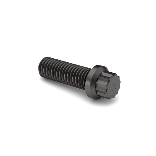 Earnest Machine 706158 Flange Screw, Measurement System: Imperial, 3/8-16, 2-1/2 in Overall Length, Hex, Plain