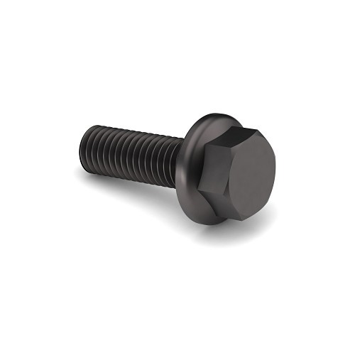 Flange Bolt, Imperial, 1/2 in-13 Diameter - Thread, 1 in Length Under Head, Grade 8, Plain